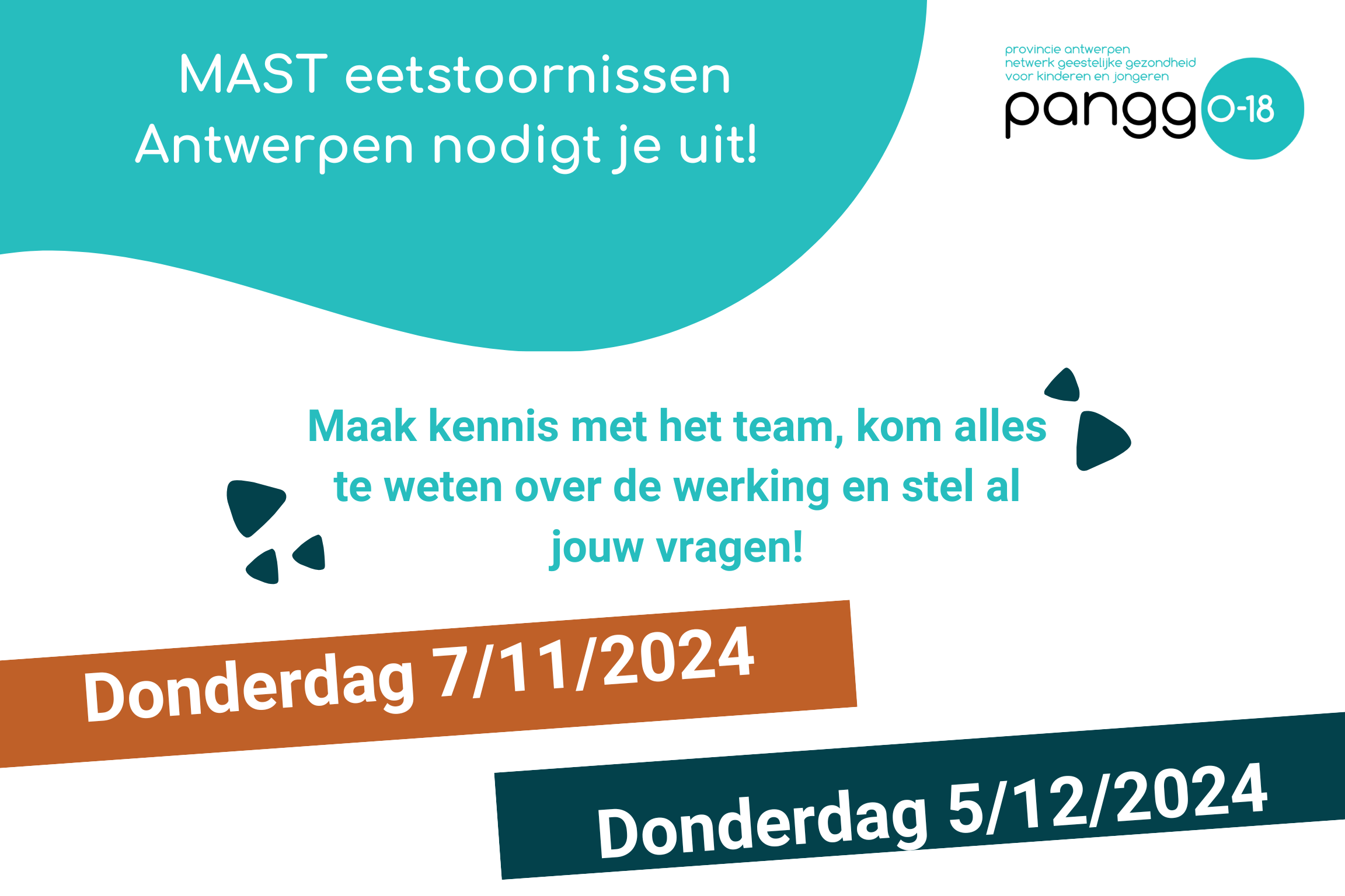 MAST Eetstoornissen (PANGG0-18) | Inloopmoment | 7 november of 5 december 2024 (Antwerpen)